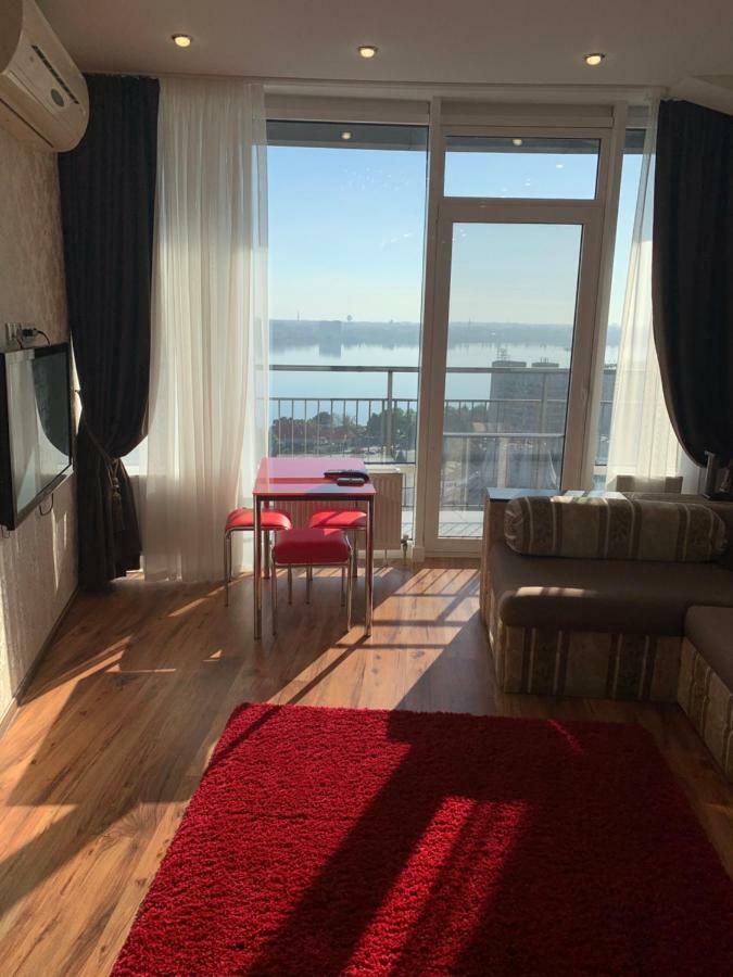 Most City Riverview Dnipro Bagian luar foto